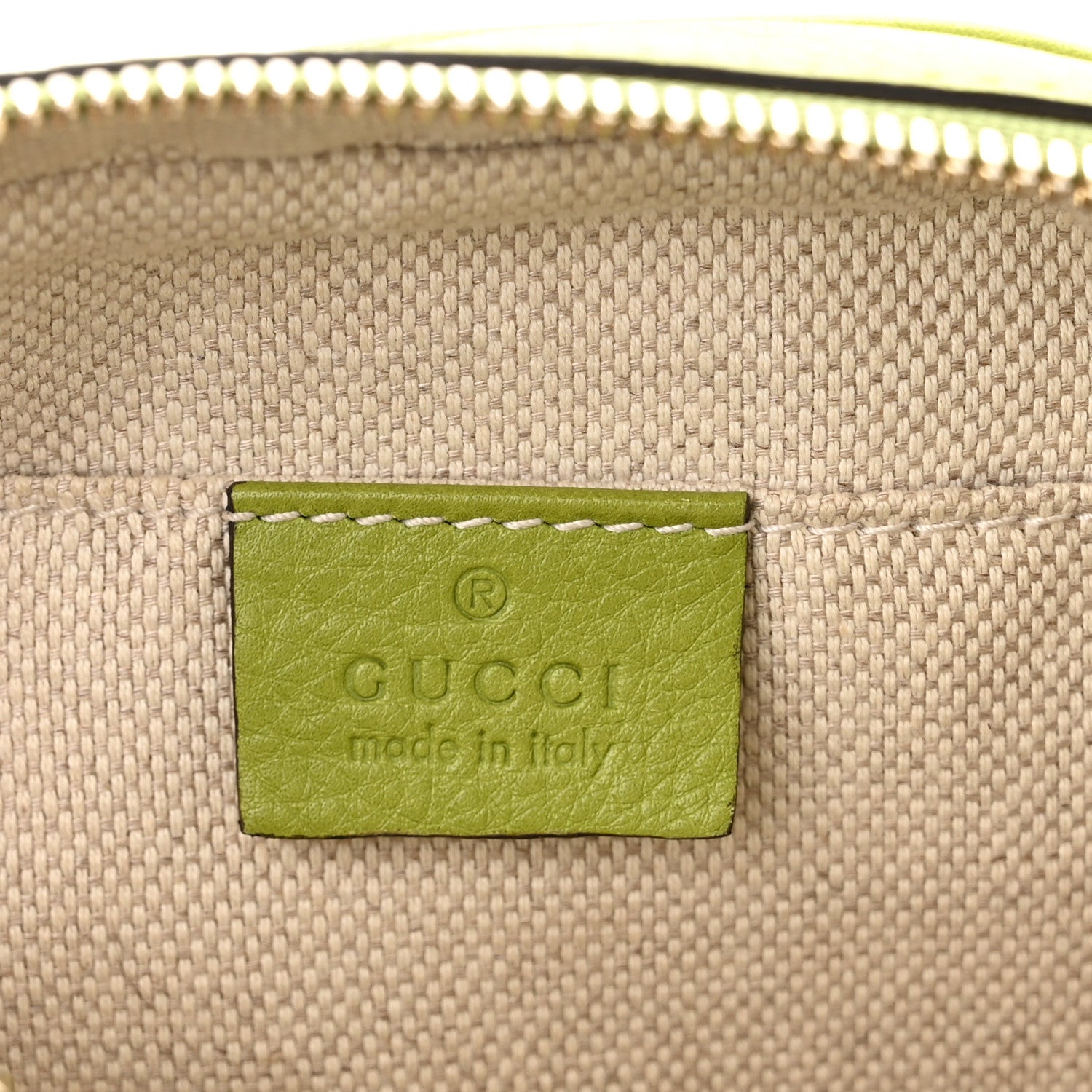 Gucci Pebbled Calfskin Small Soho Disco Bag Green 6 of 10