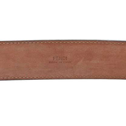 Fendi Calfskin FF Embossed Belt 110 42 Black 4 of 13