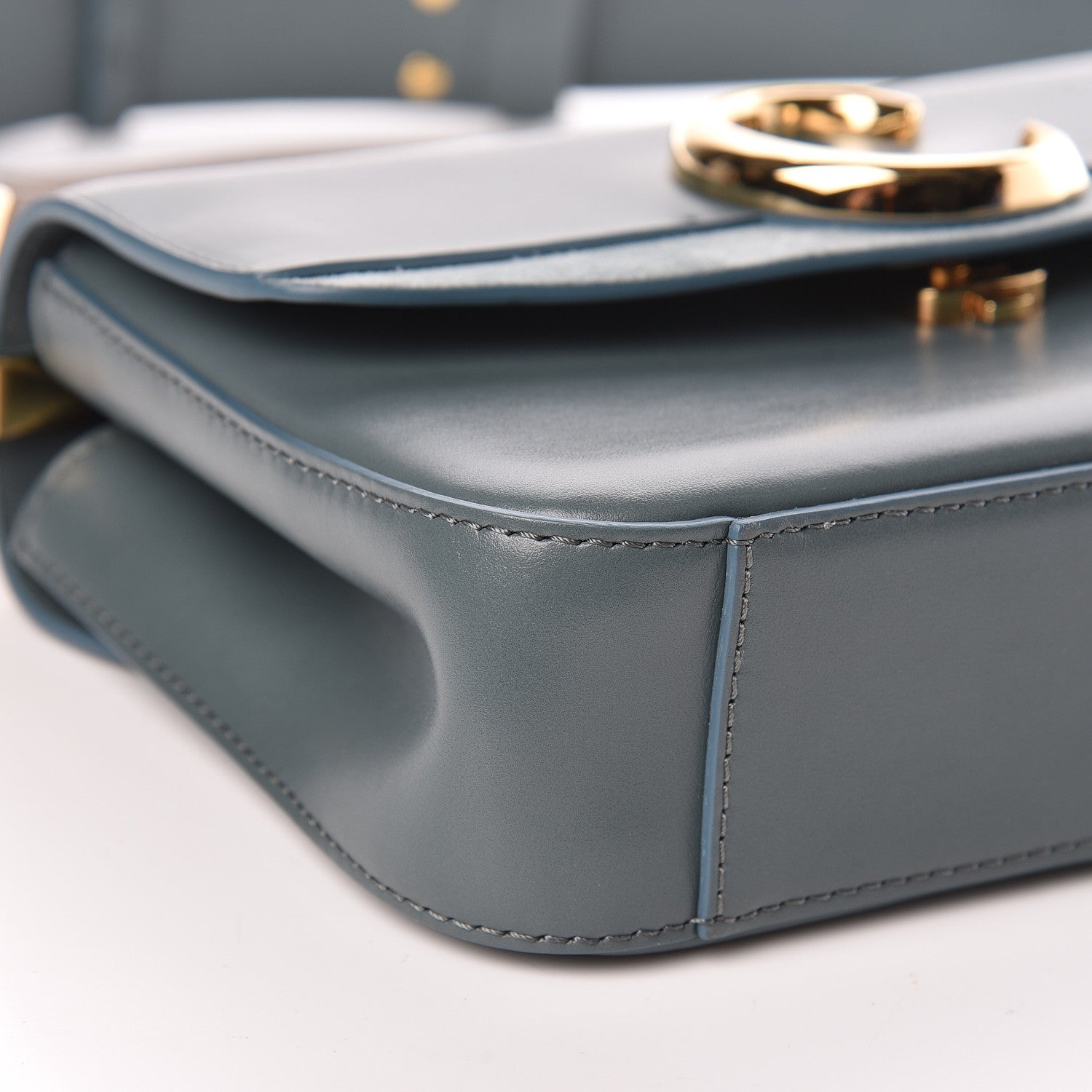 Chloe Calfskin Small C Double Carry Cloudy Blue 8 of 10