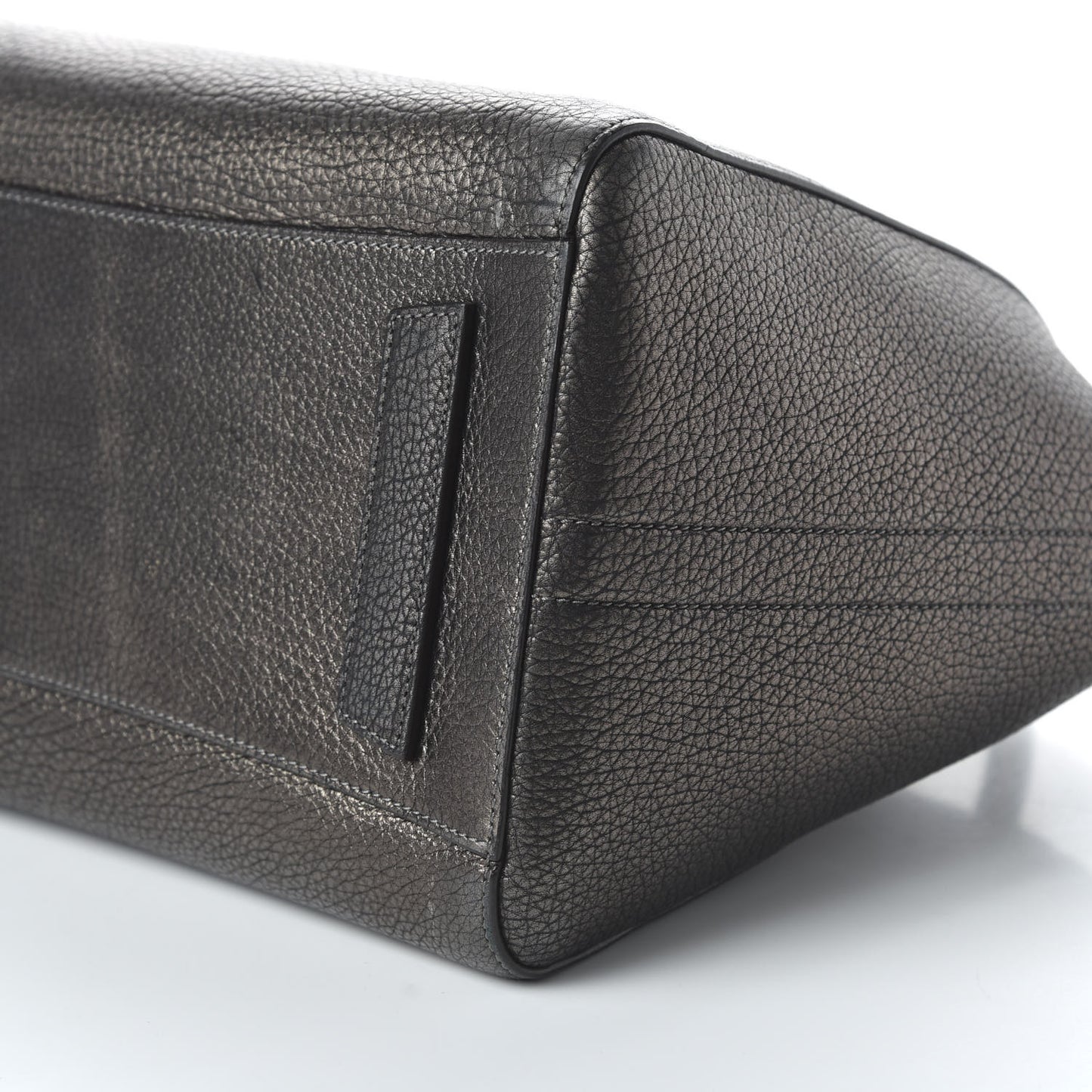 Metallic Sugar Goatskin Medium Antigona Gunmetal