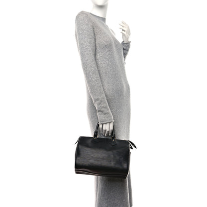 Louis Vuitton LOUIS VUITTON Epi Speedy 25 Black 2 of 18