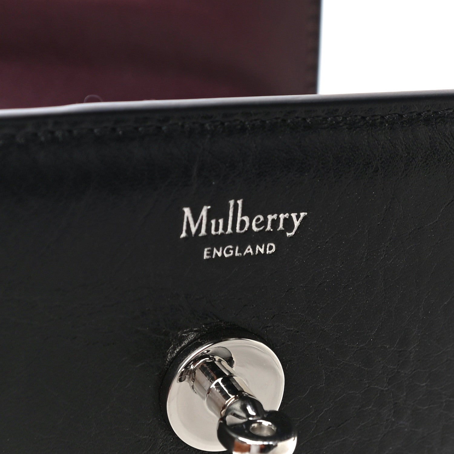 Mulberry Classic Grain Small Darley Wallet Black 6 of 12