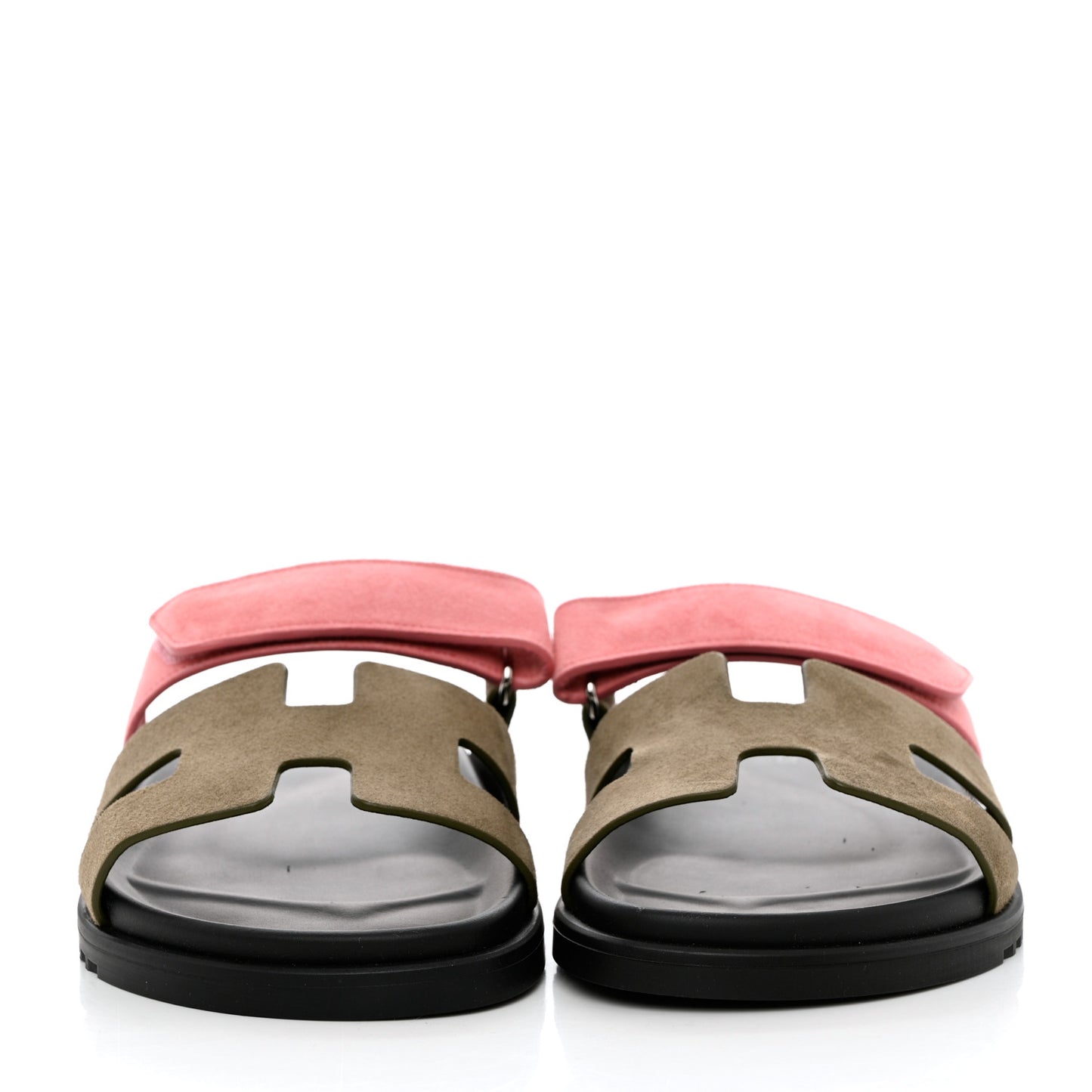 Suede Goatskin Womens Chypre Sandals 40.5 Toundra Rose Du Desert