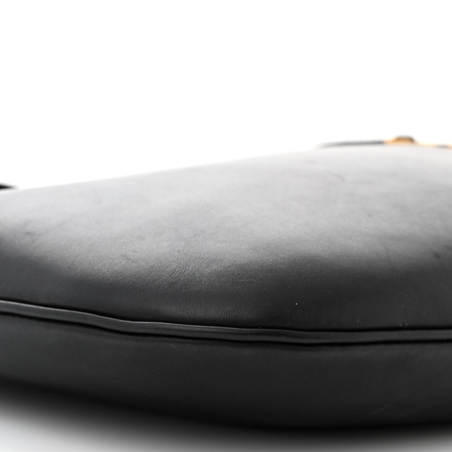 Smooth Calfskin Paris VII Large Flat Hobo Black