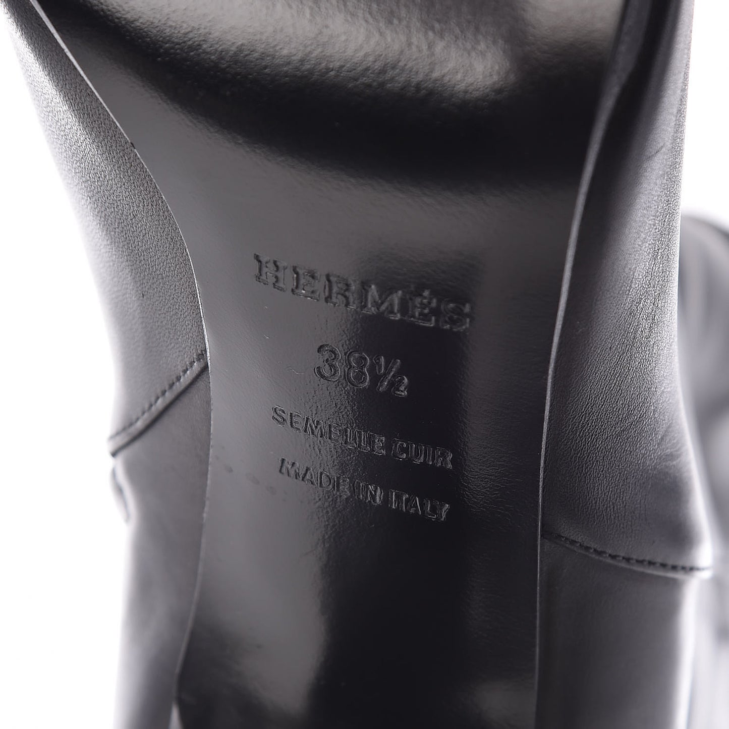 Calfskin Joueuse Ankle Boots 38.5 Black