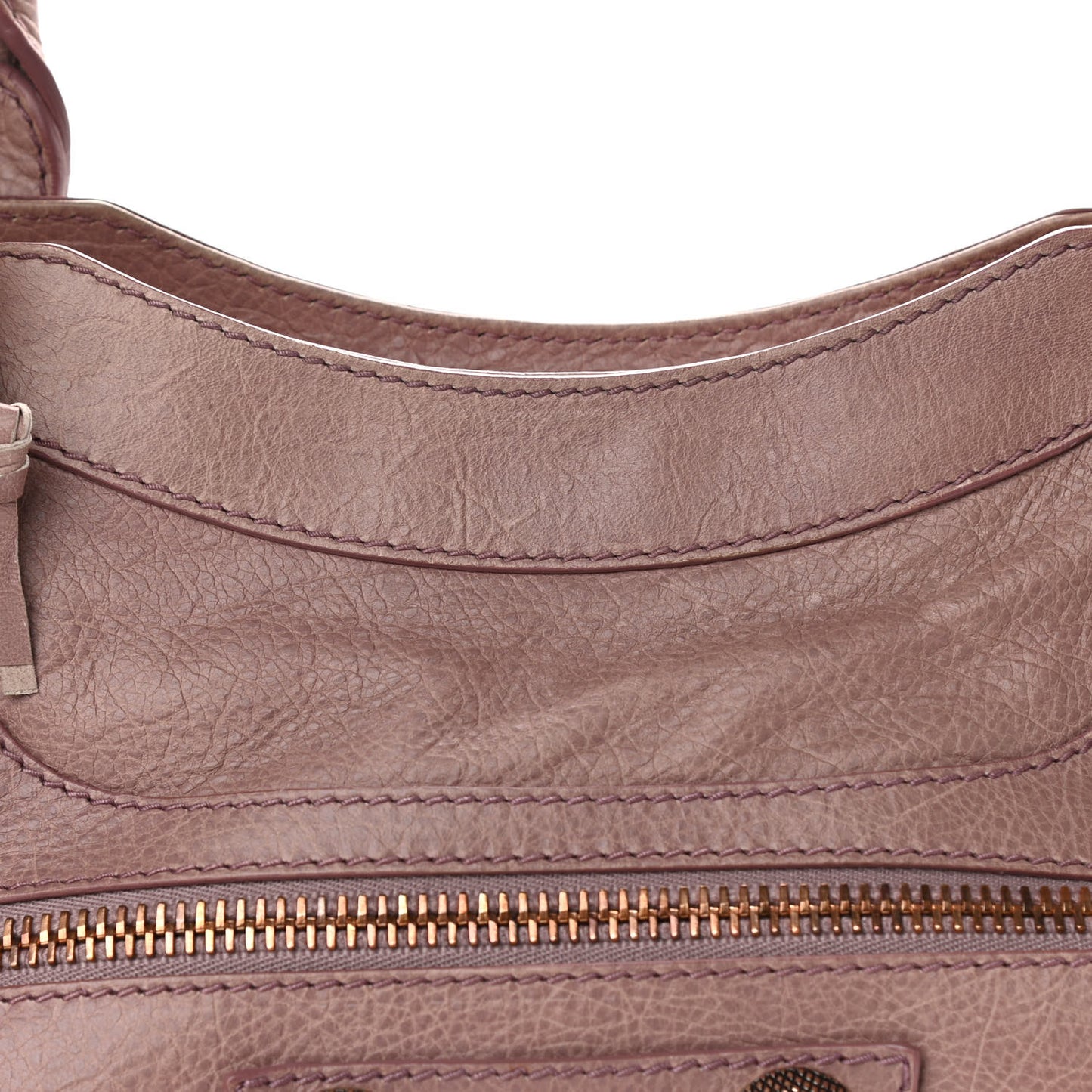 Agneau Giant 21 Rose Gold Hardware City Parme