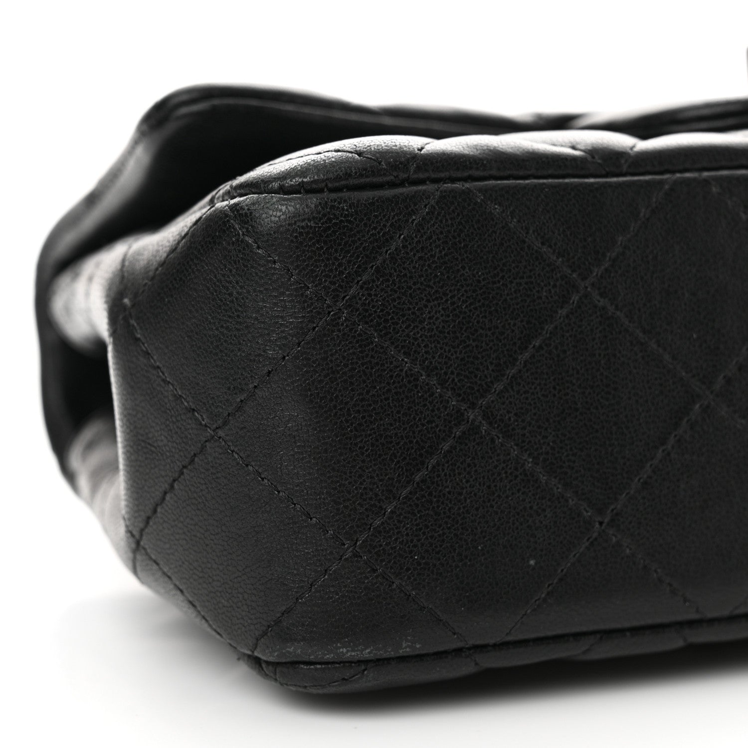 Chanel Lambskin Quilted Mini Rectangular Flap Black 10 of 13