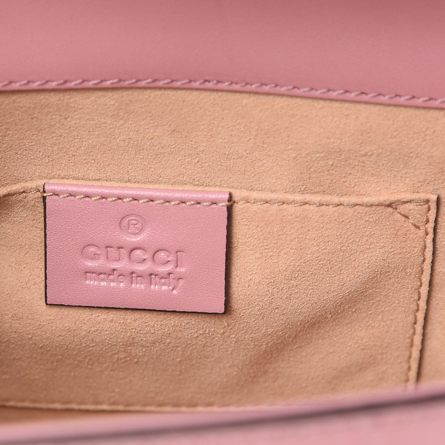 Guccissima Small Padlock Shoulder Bag Rose Baby Candy