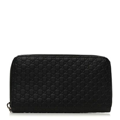 Gucci Microguccissima Zip Around Wallet Black 3 of 10