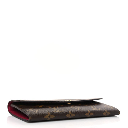 Louis Vuitton Monogram Emilie Wallet Fuchsia 4 of 7