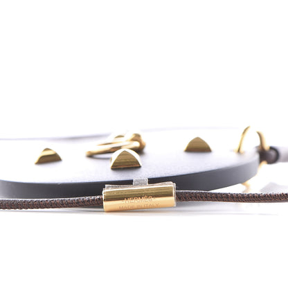 Hermes Pearwood Medor Pendant Necklace Black 4 of 5