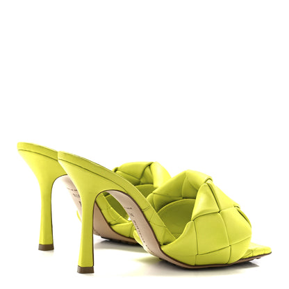 Bottega Veneta Nappa Maxi Intrecciato Lido 90mm Mule Sandals 36.5 Kiwi 4 of 7