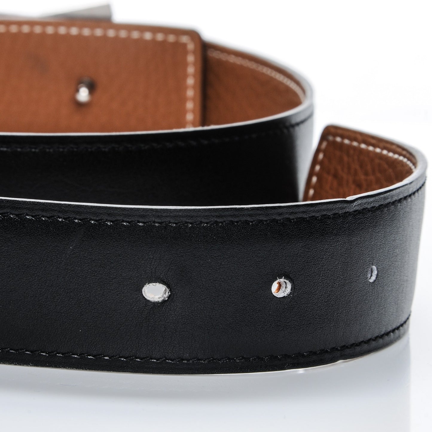 Box Togo 32mm Smile H Belt 90 Black Gold