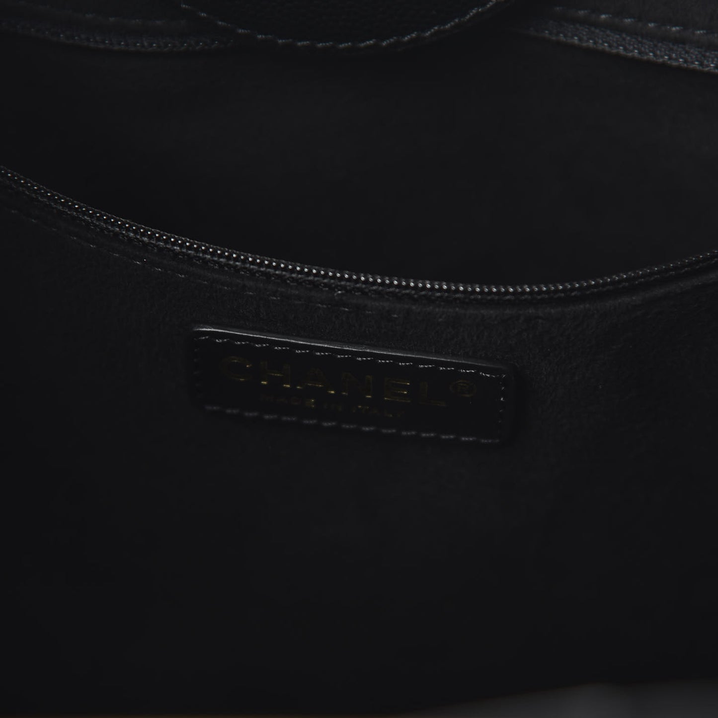 Caviar Small Studded Deauville Tote Black