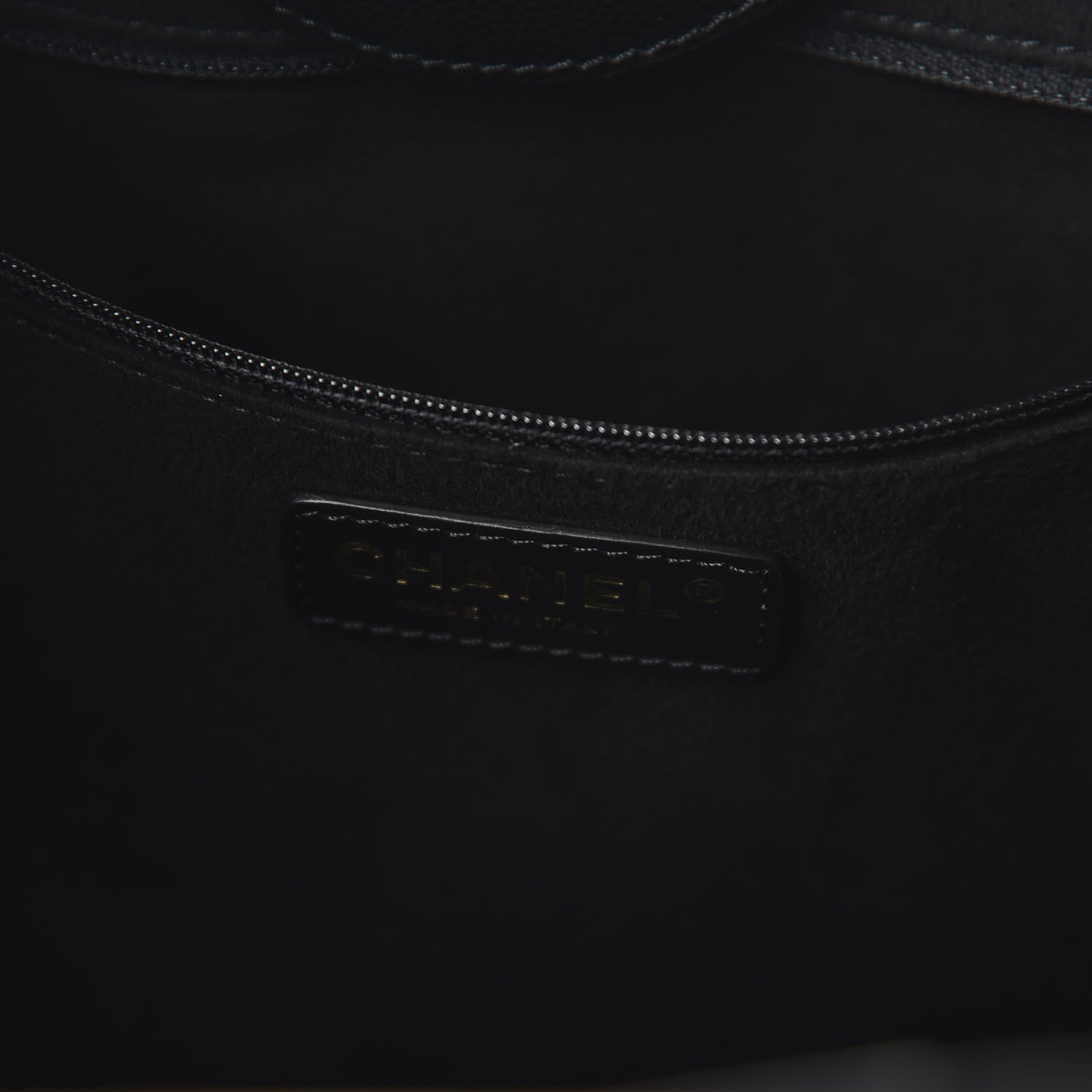 Chanel Caviar Small Studded Deauville Tote Black 9 of 12