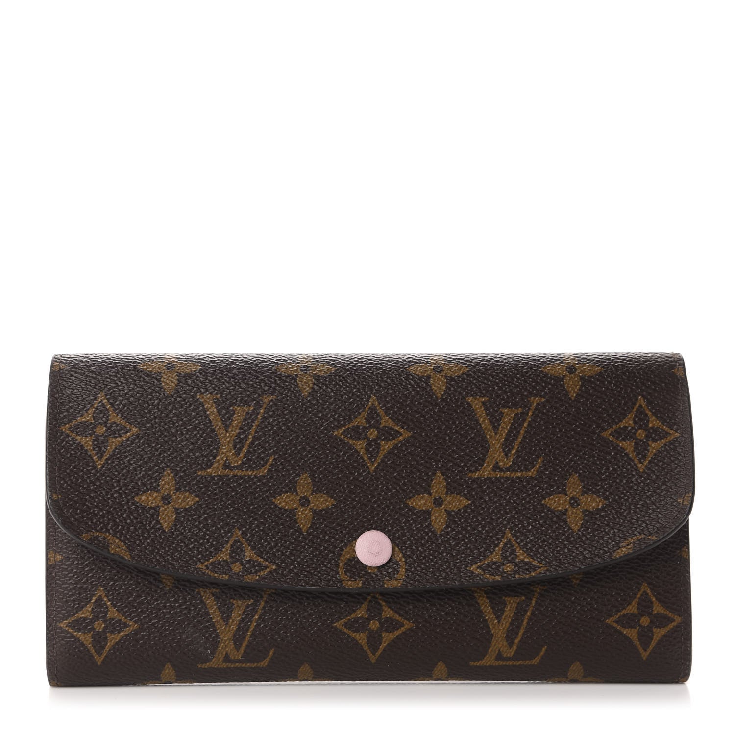 Louis Vuitton Monogram Emilie Wallet Rose Ballerine 1 of 7