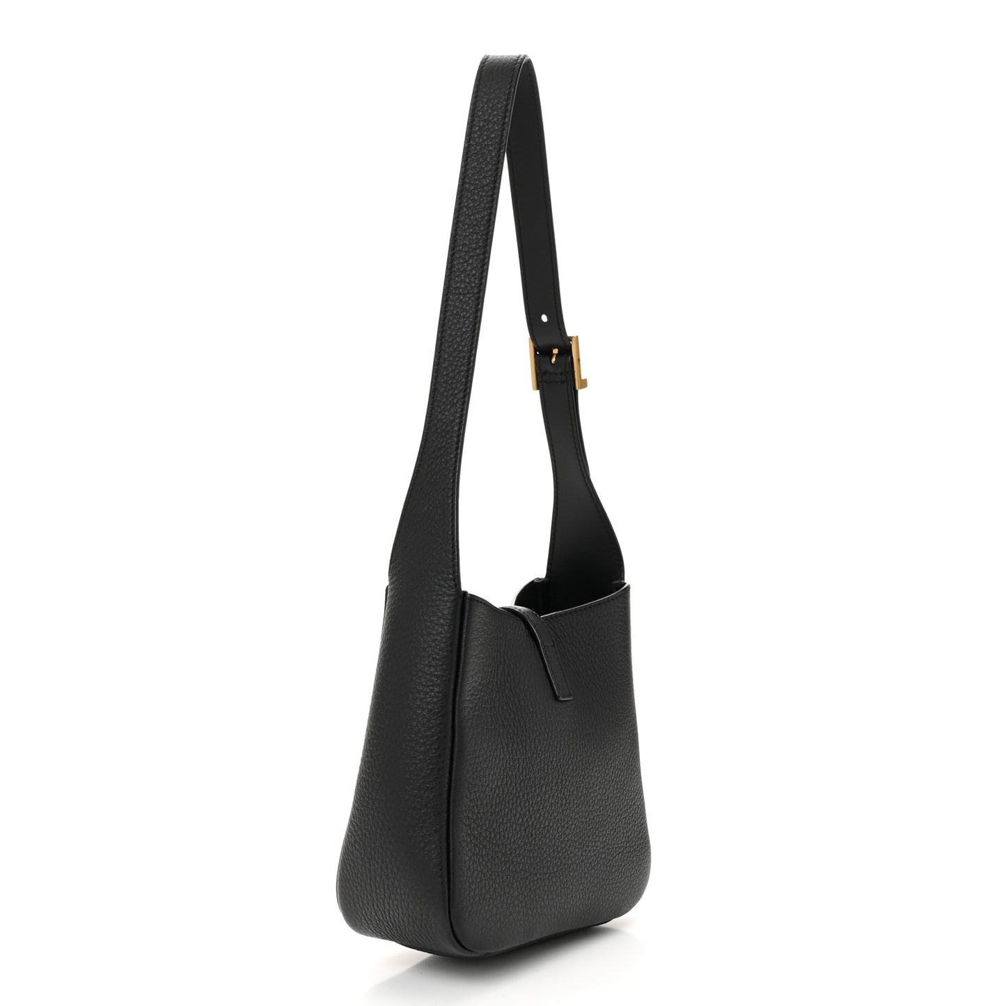 Calfskin Baby Le 5 A 7 Supple Hobo Black