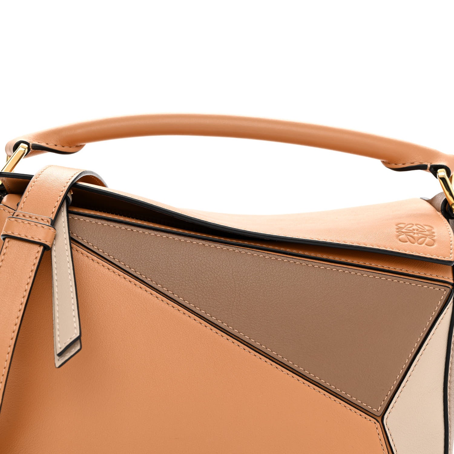 Loewe Calfskin Small Puzzle Bag Warm Desert Mink 7 of 9