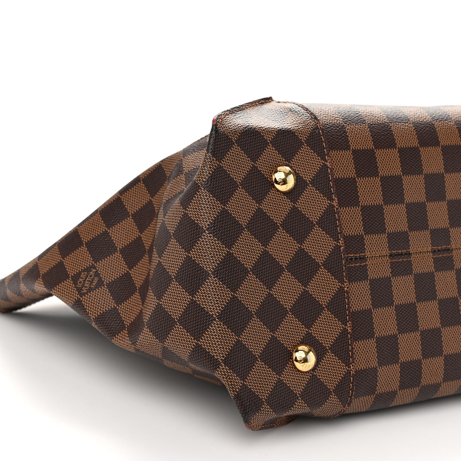 Louis Vuitton Damier Ebene Caissa Tote MM Cherry 8 of 9