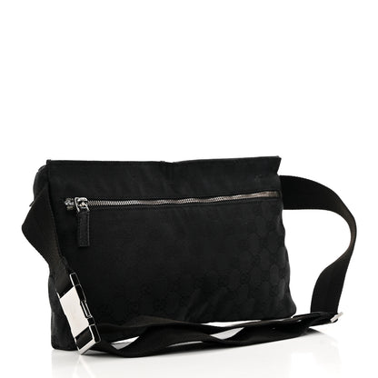 Gucci GG Monogram Double Pocket Belt Bag Black 3 of 12