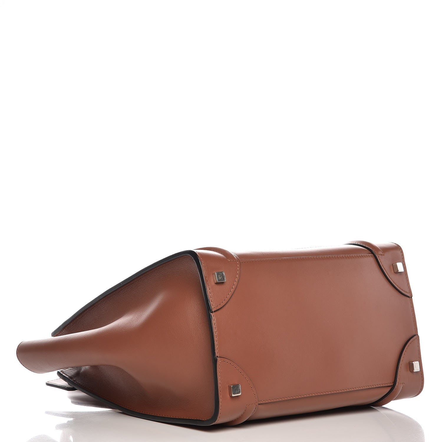 Celine Smooth Calfskin Mini Luggage Sienna 4 of 12