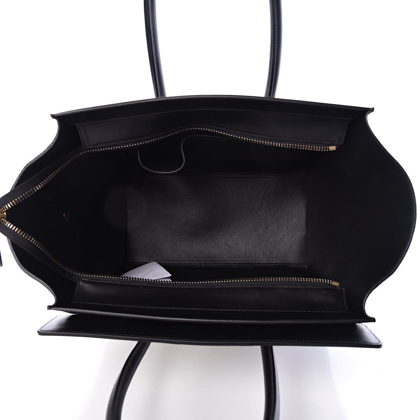 Bullhide Calfskin Mini Bi-Color Luggage Black White