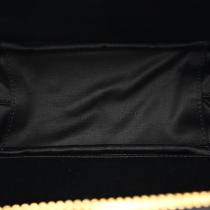 Miu Miu Softy Logo Embossed Small Chain Shoulder Bag Black 5 of 11