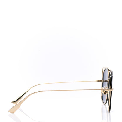 Christian Dior Metal Stellaire 6 Sunglasses Gold Blue 3 of 9