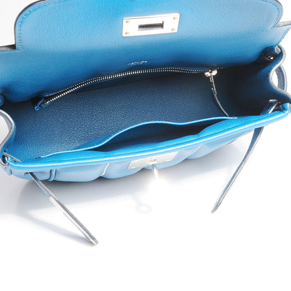 Hermes Veau Swift Mini Sac Berline Bleu Thalassa 3 of 13