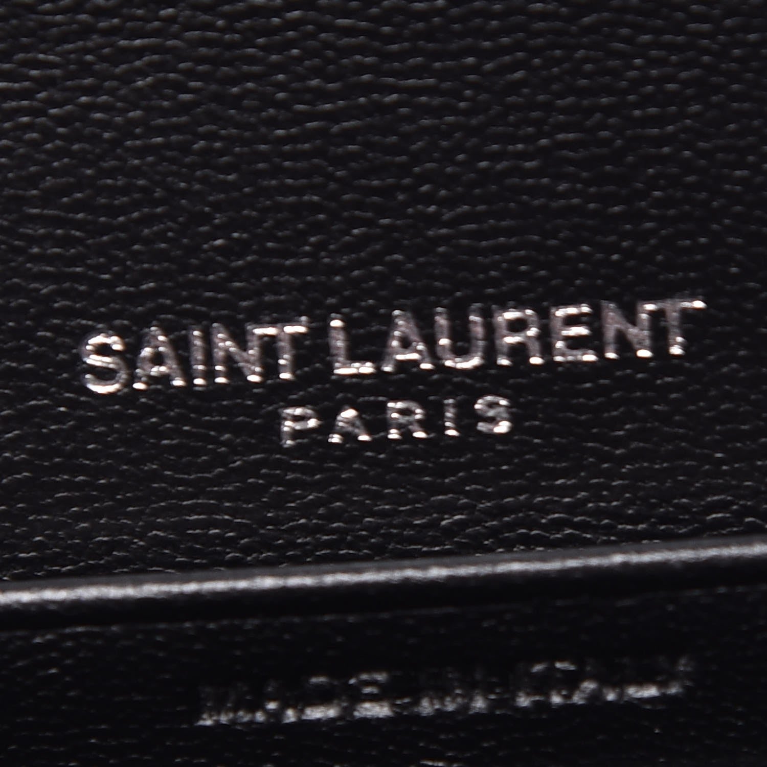 Saint Laurent Lambskin Y Quilted Monogram Large Loulou Flap Wallet Black 6 of 8