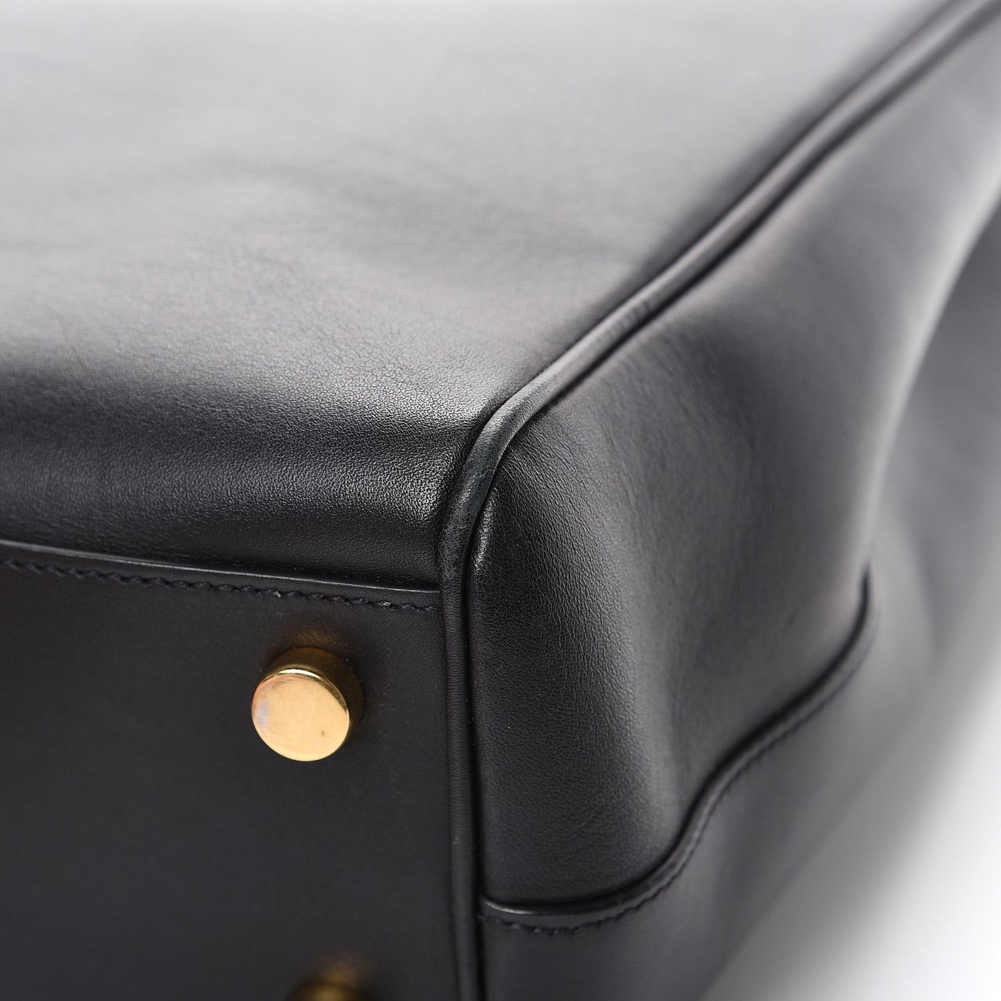 Soft Calfskin Monogram Cassandre Shopper Black