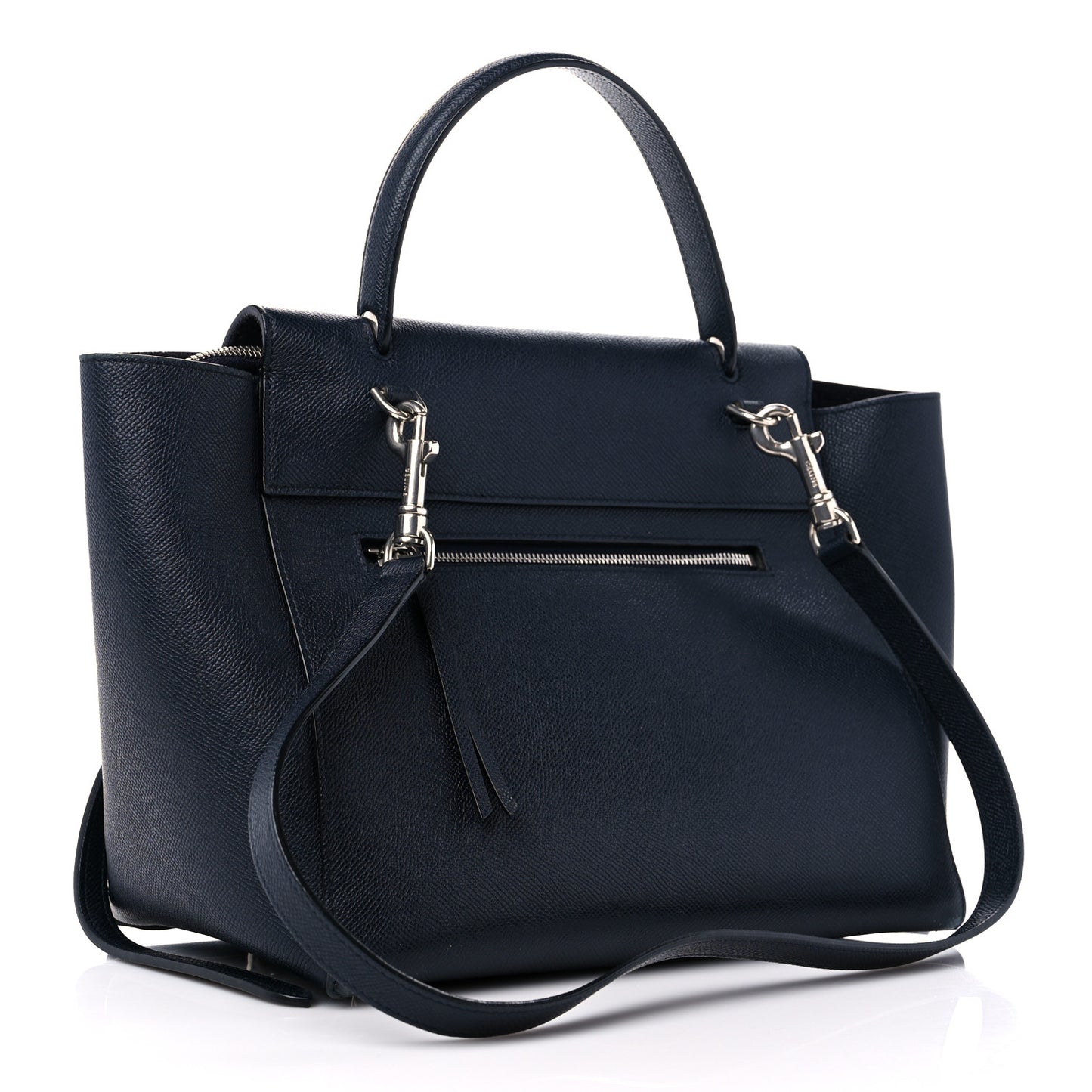 Grained Calfskin Mini Belt Bag Navy