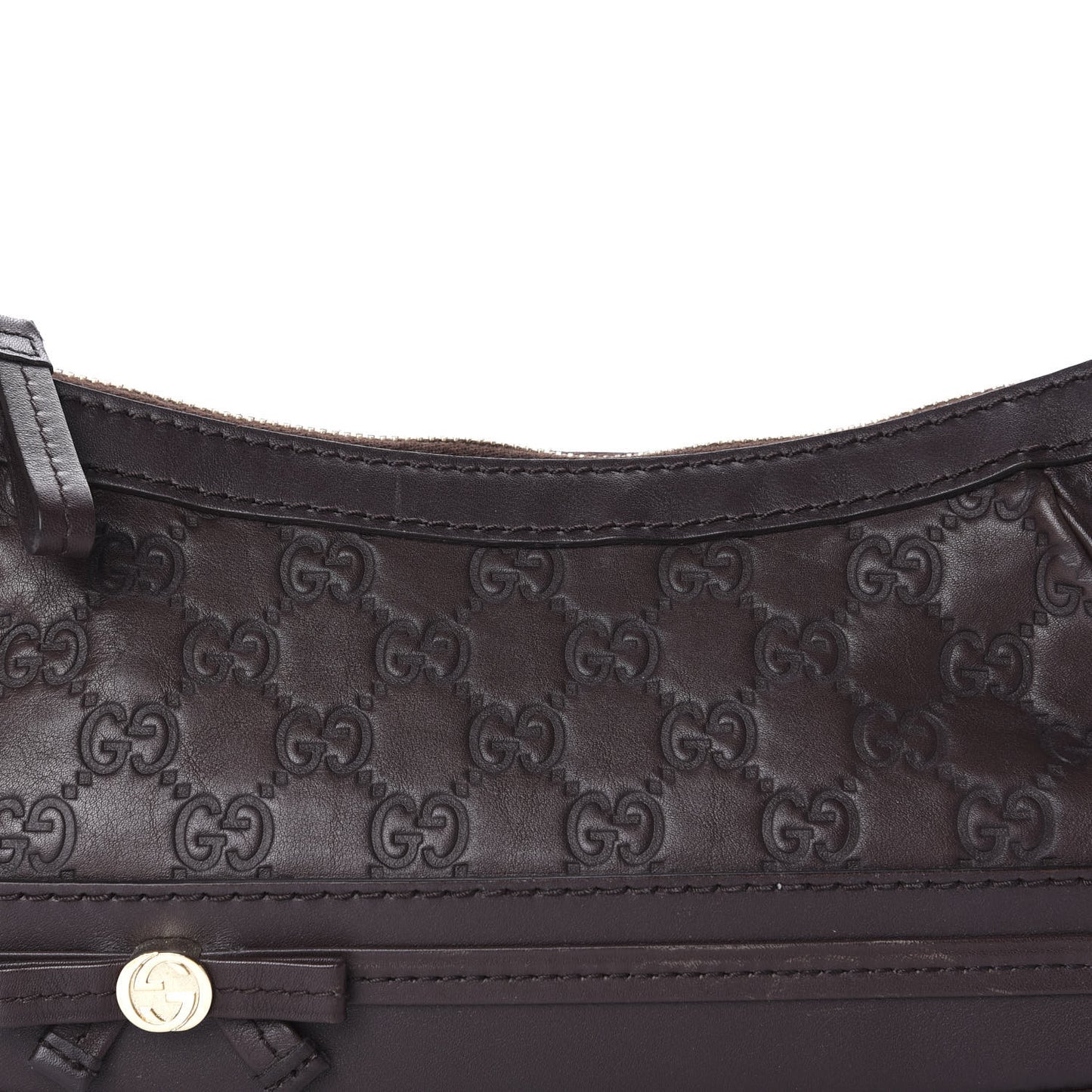 Guccissima Small Mayfair Shoulder Bag Brown