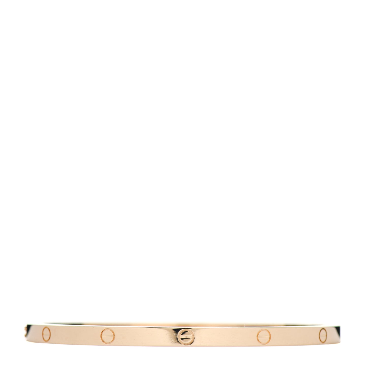 18K Yellow Gold Small LOVE Bracelet 17