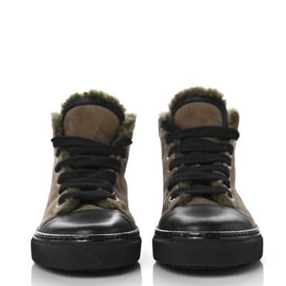Hermes Woolskin Womens Climb Sneakers 36.5 Black 2 of 8