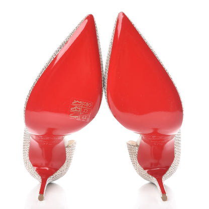 Christian Louboutin Glitter Luminor Iriza 100 Pumps 37.5 Colombe 5 of 8
