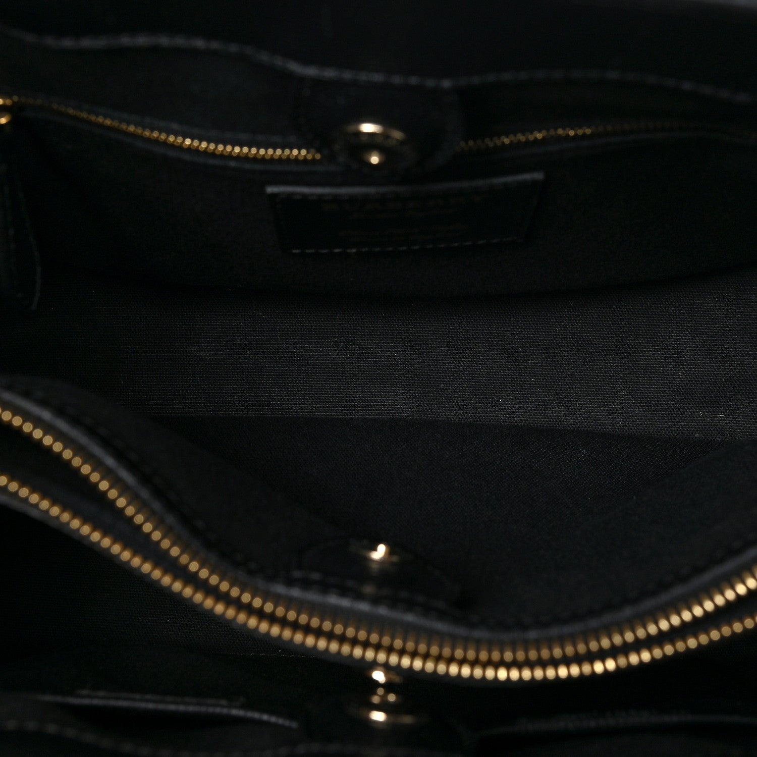 Burberry Grainy Calfskin House Check Medium Banner Tote Black 5 of 10