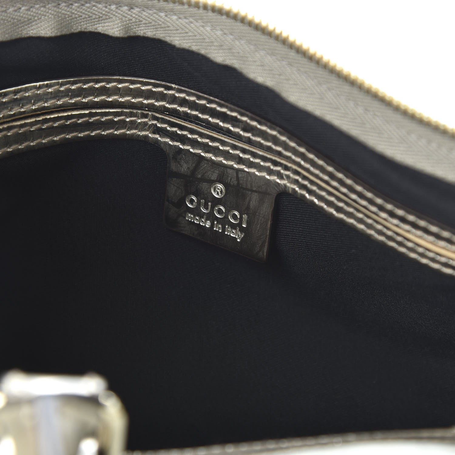 Gucci GG Plus Monogram Medium Joy Boston Metallic 8 of 11