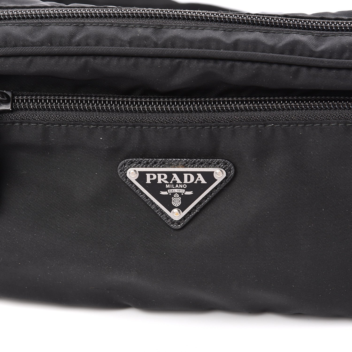 Prada Tessuto Nylon Belt Bag Black 8 of 11