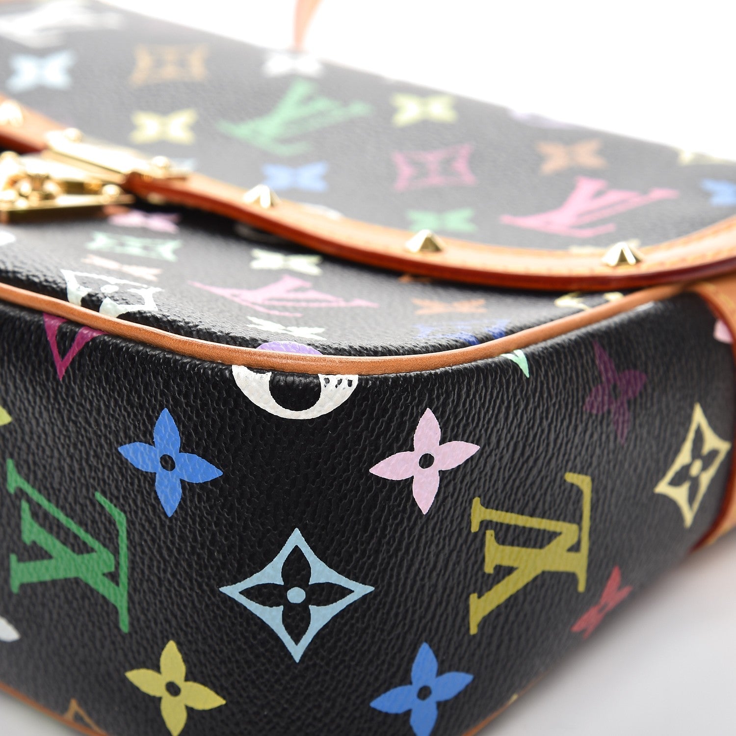 Louis Vuitton Monogram Multicolor Sologne Black 8 of 11