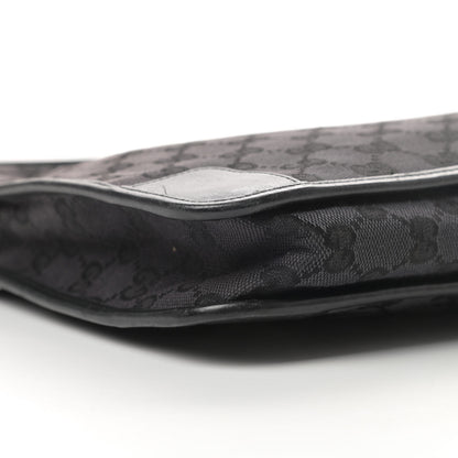 Gucci Nylon Monogram Shoulder Bag Black 8 of 13