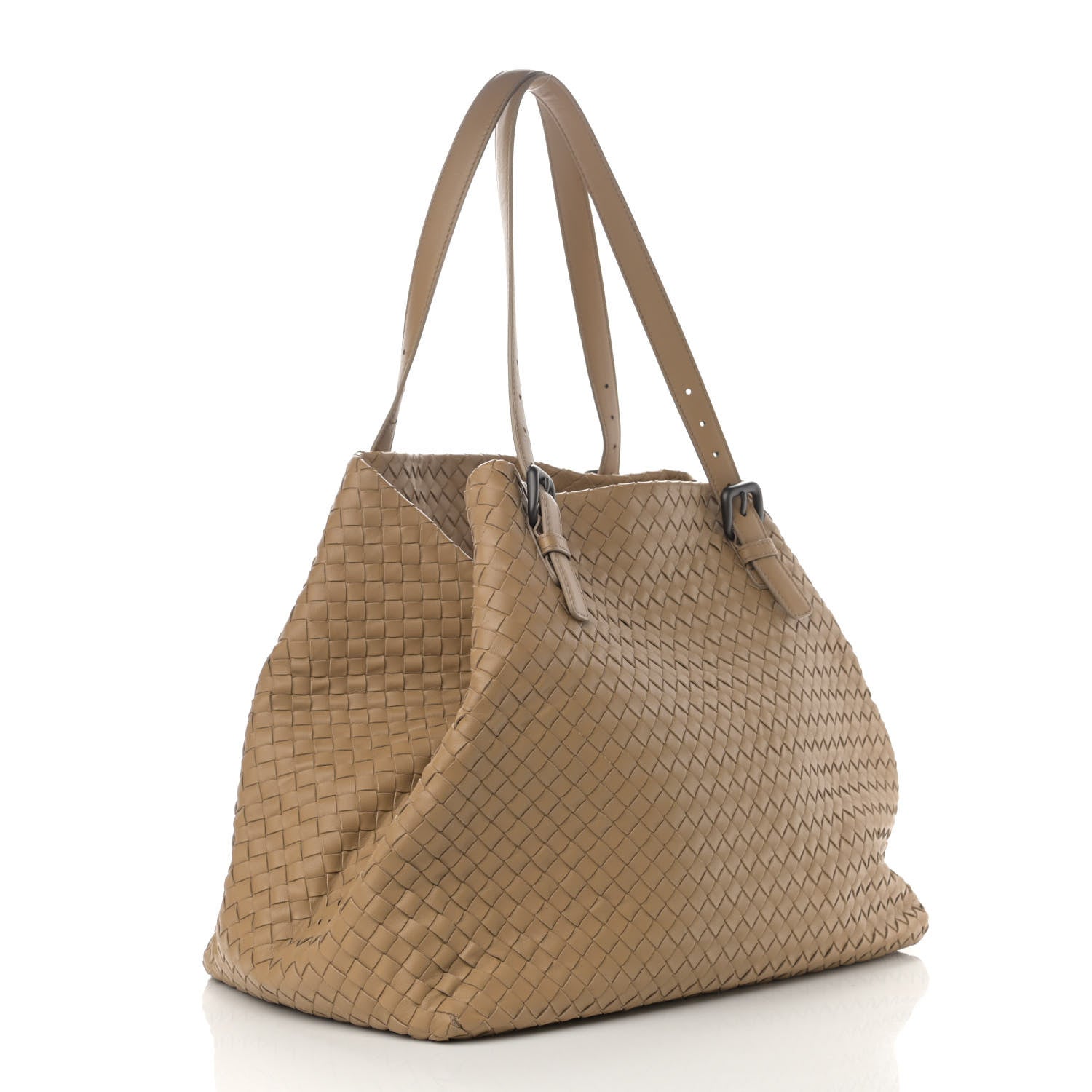 Bottega Veneta Nappa Intrecciato Large Seamless Tote Camel 3 of 10