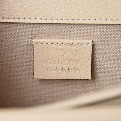 Gucci Textured Calfskin Crystal Small Dionysus Shoulder Bag Mystic White 6 of 9
