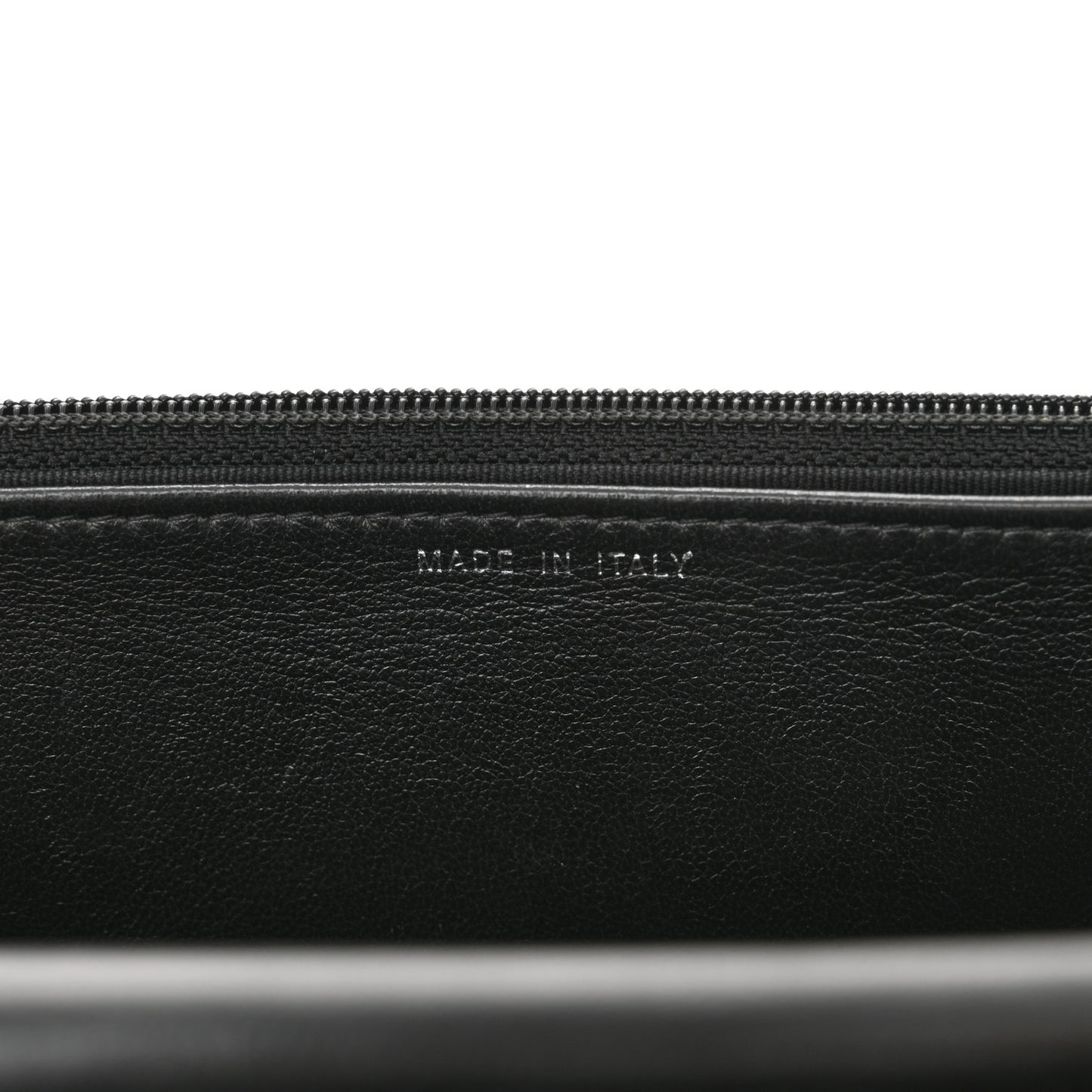 Lambskin Chevron Quilted Wallet On Chain WOC So Black