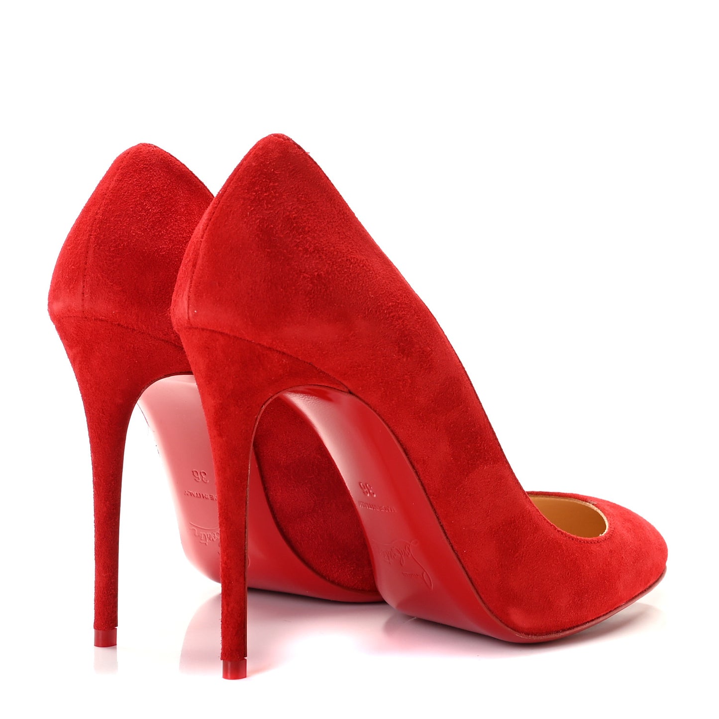 Veau Velours Eloise 100 Pumps 36 Loubi