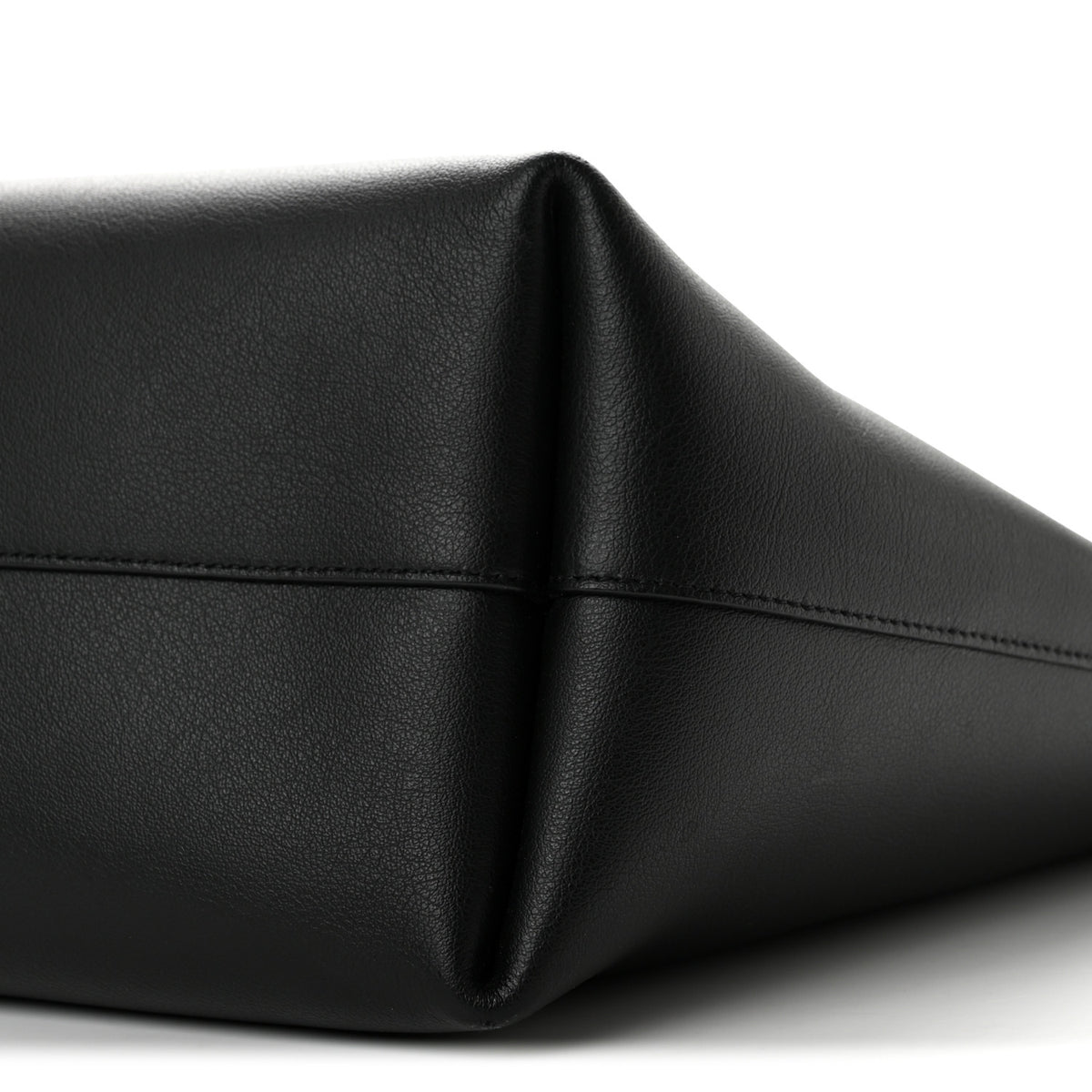 Calfskin Large Shopping Tote Black