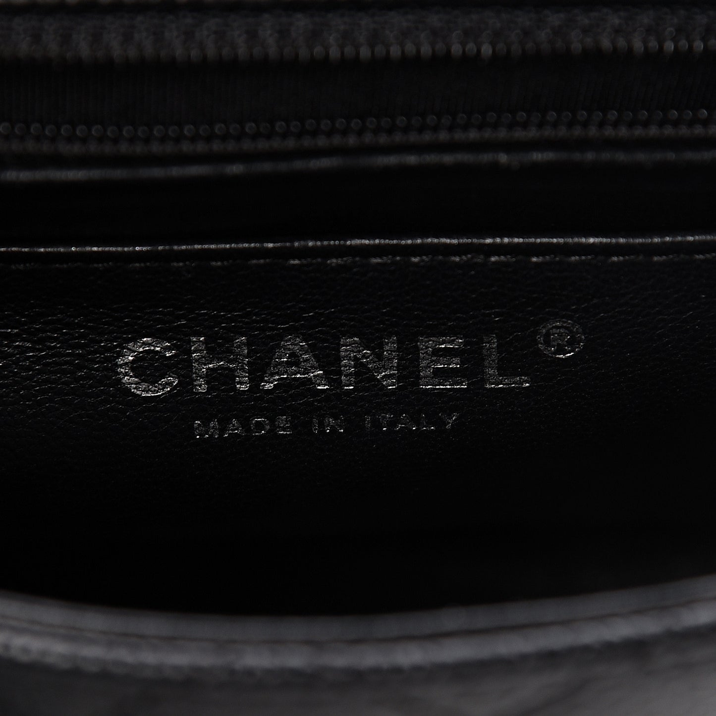 Caviar Quilted Mini Square Flap Black