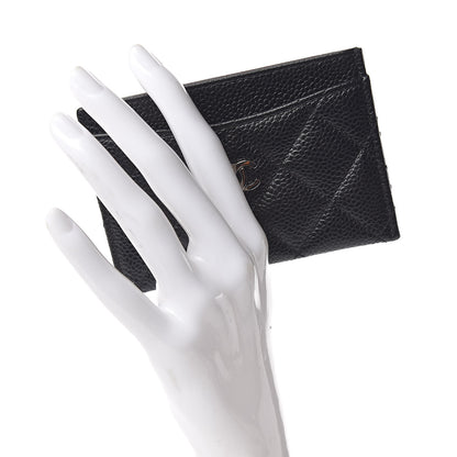 Chanel Caviar Quilted Card Holder Black 2 of 9