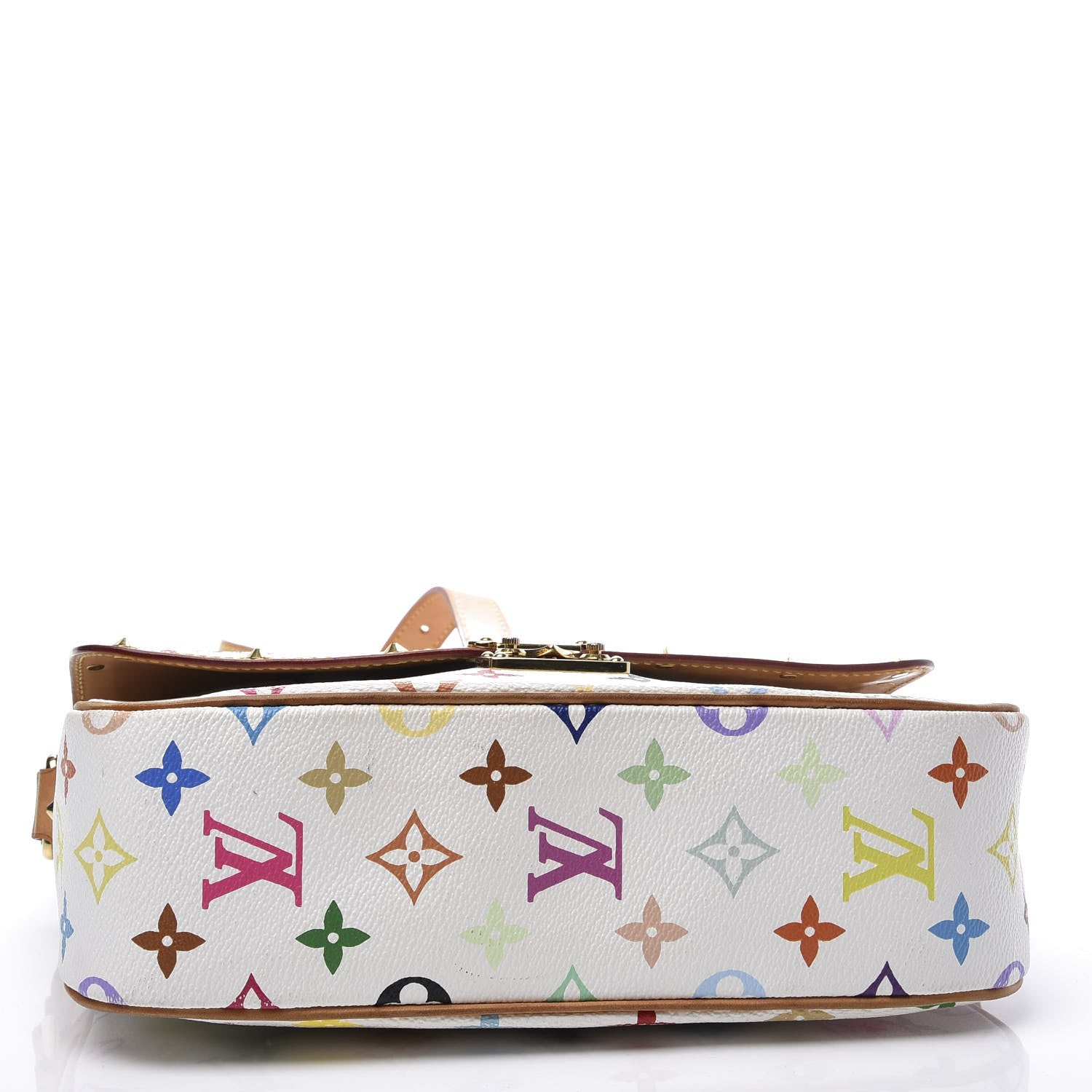 Louis Vuitton Monogram Multicolor Sologne White 3 of 10