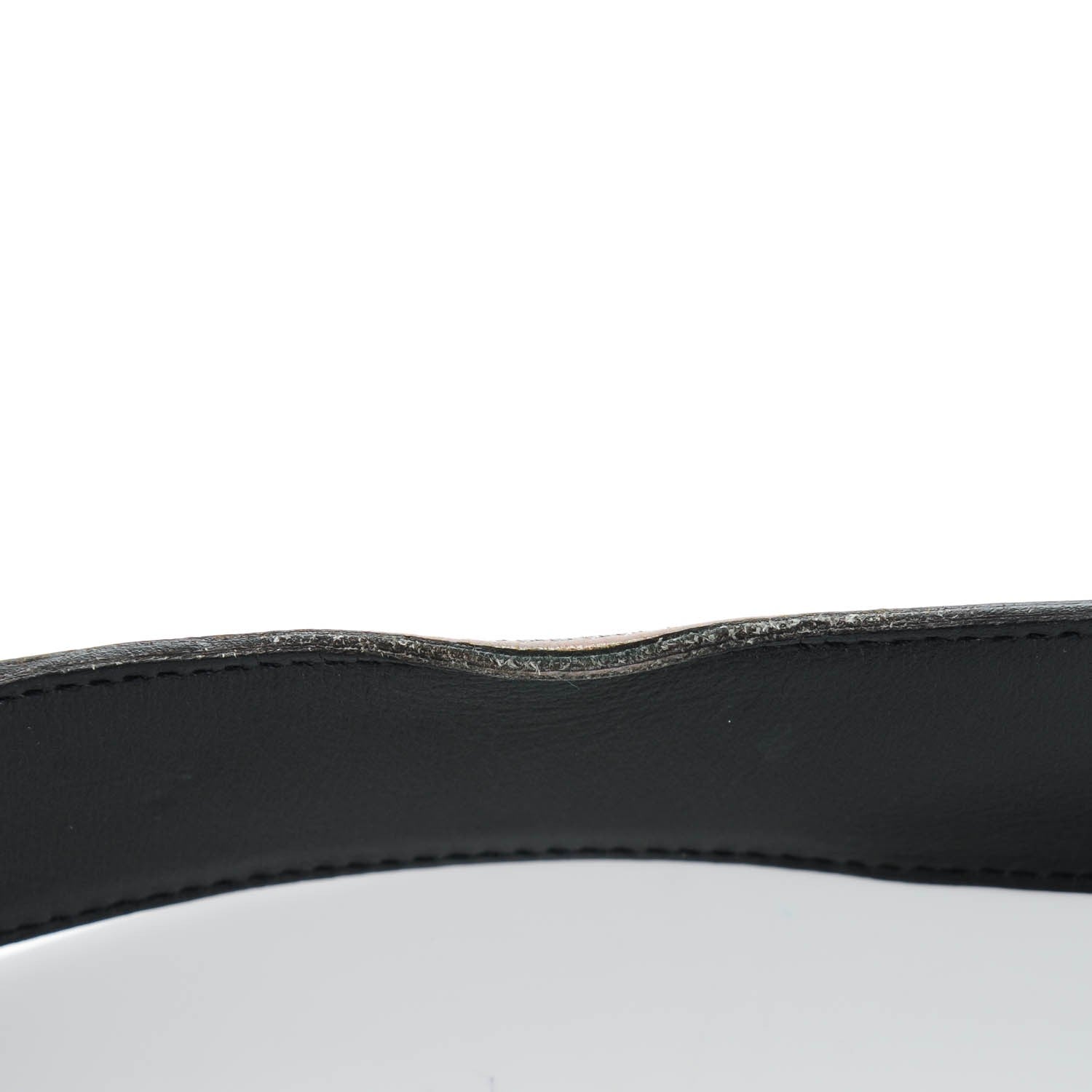 Hermes Chamonix Tadelakt 42mm Clou De Paris Belt 95 Black 7 of 9